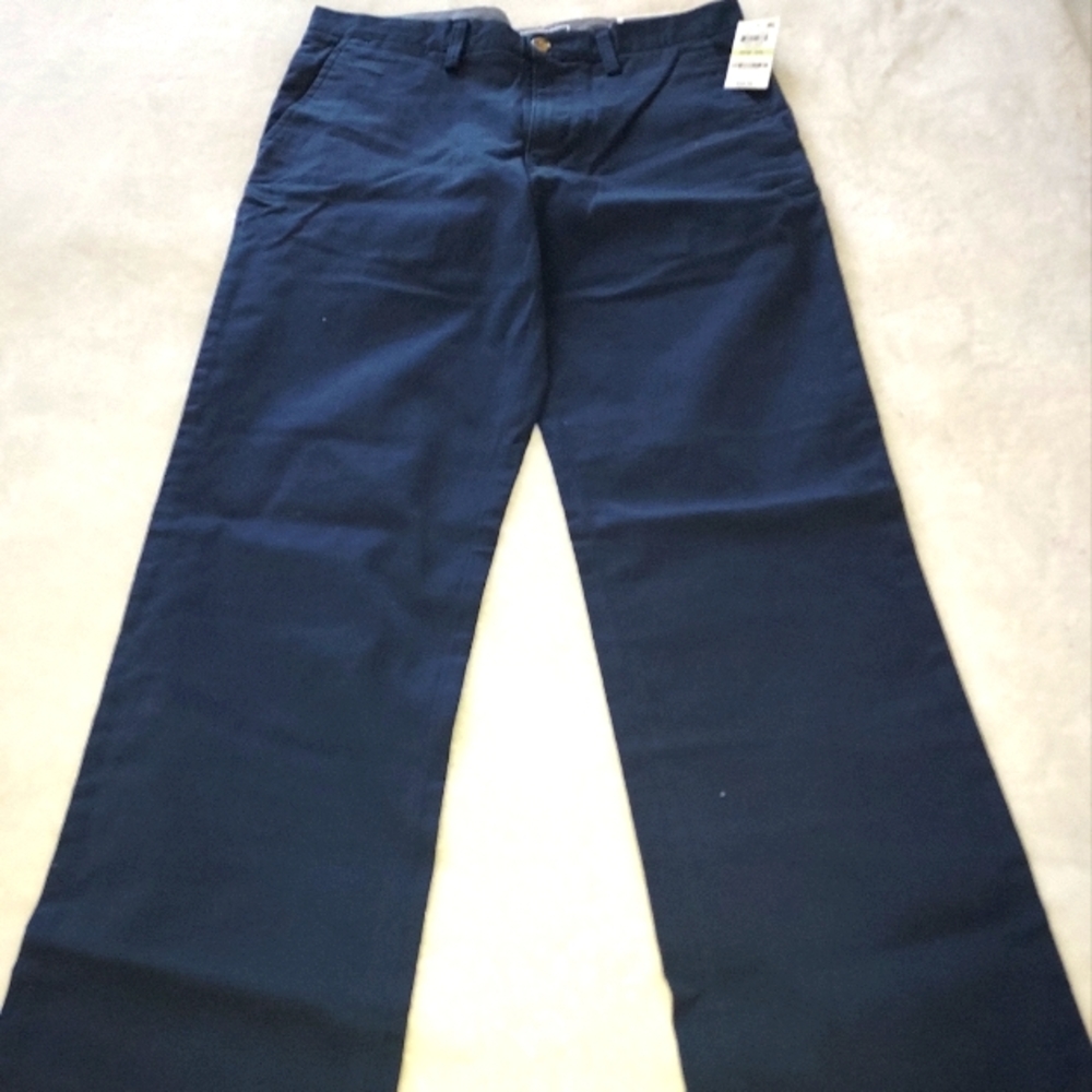 Casual man pants, stretch, size 30 W 30L, color Navy
